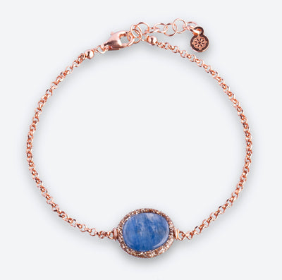 Kyanite Blu  Pendant Bracelet