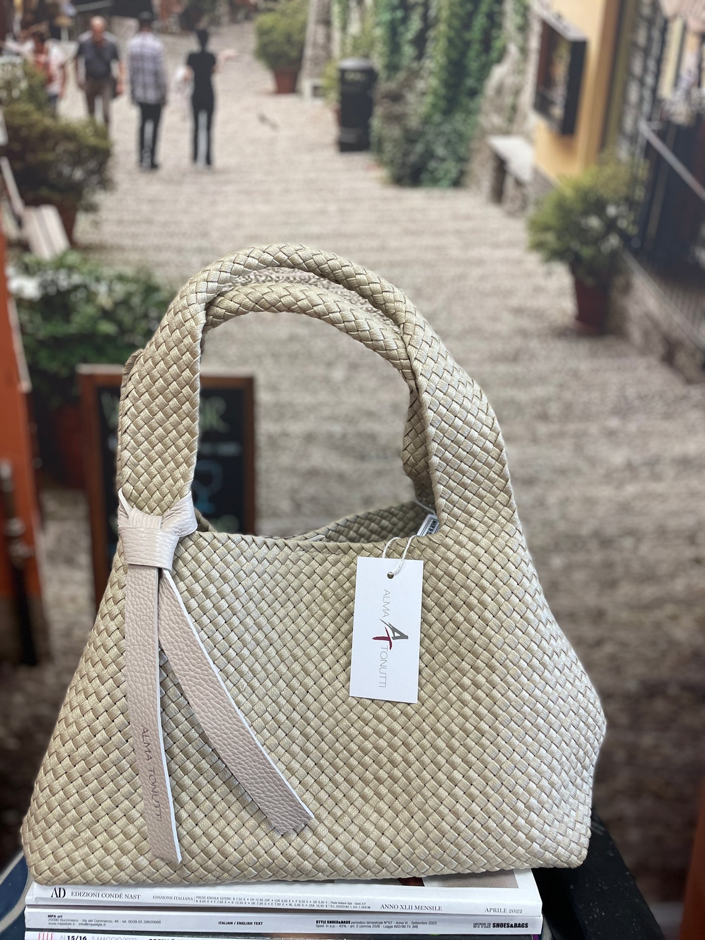 Alma Tonutti, Bags, Made In Italy Alma Tonutti Silverwhite Bag