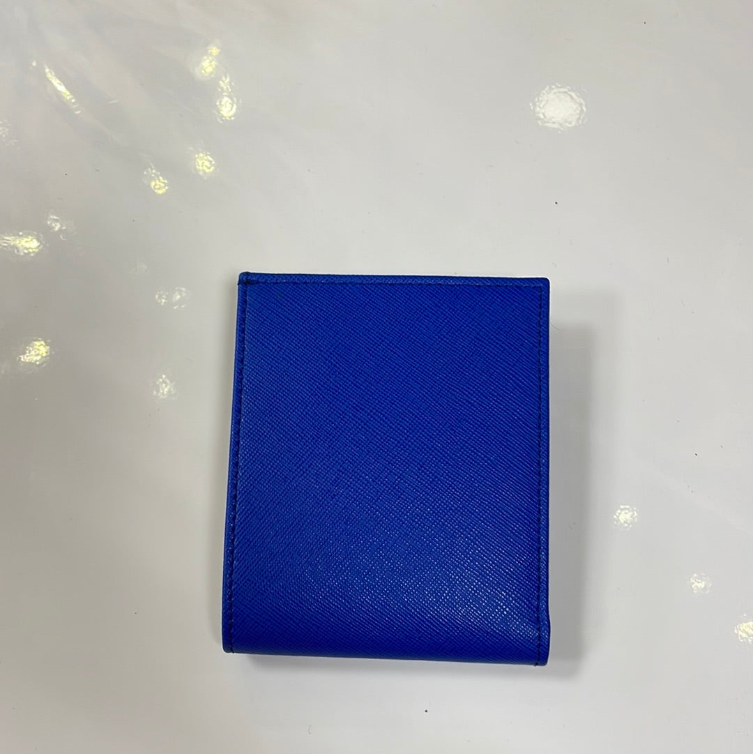 Saffiano Blue Bicolor Wallet