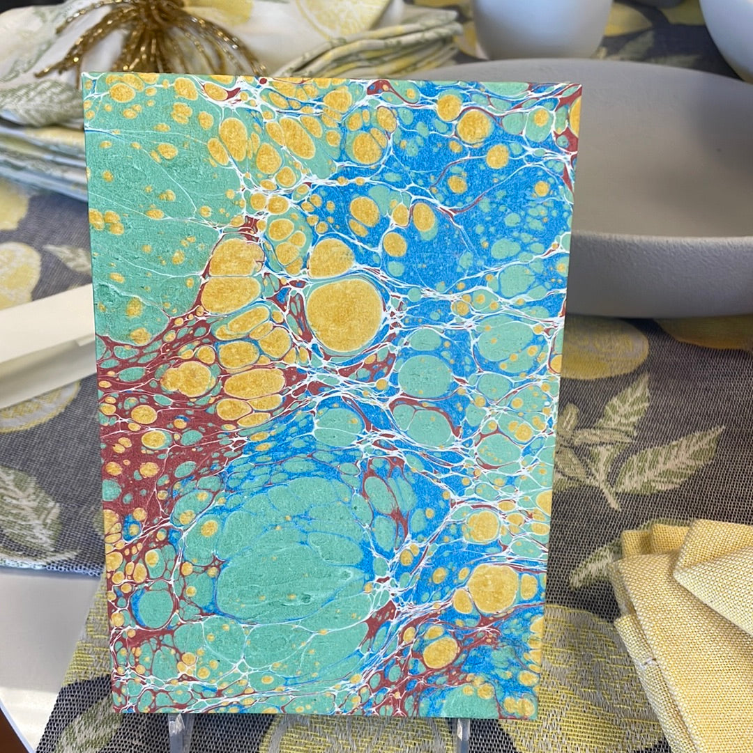 Marbled Paper Coptic Notebooks